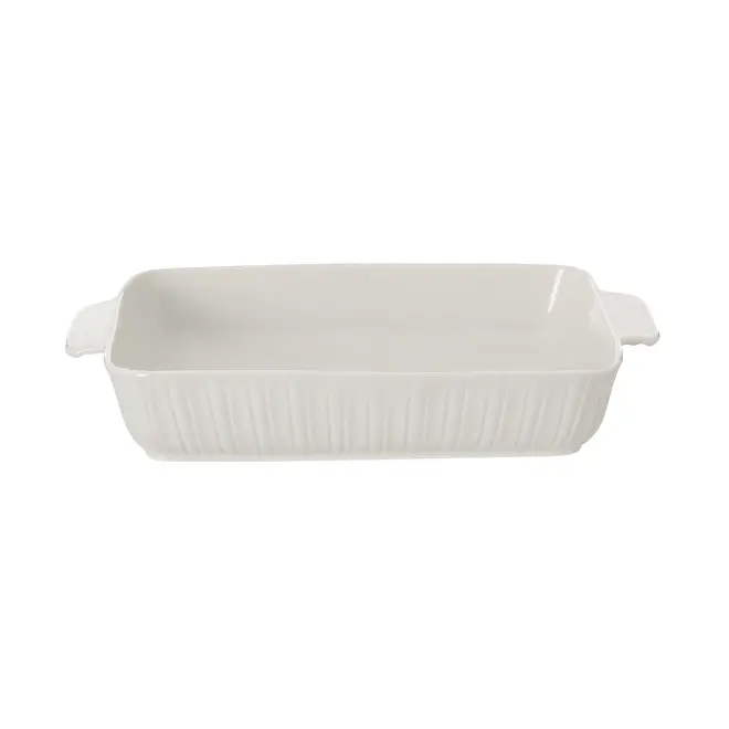 TRAVESSA REFRATÁRIA 31 CM X 19 CM MUSE - BRANCO - Foto 1