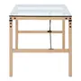 MESA 1,30 M X 75 CM PONTES - OAK FEEL/GRAFITE SATIN - Foto 4