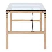 MESA 1,30 M X 75 CM PONTES - OAK FEEL/GRAFITE SATIN - Foto 4