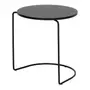 MESA LATERAL CONJUNTO COM 2 PEÇAS LOOP - PRETO/PRETO - Foto 7
