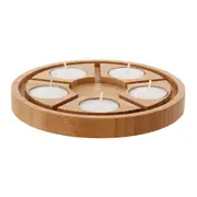 KIT PARA FONDUE 12 PEÇAS SKILIN - BRANCO/BAMBU - Foto 10