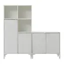 CONJ. 2 ARMÁRIOS 4P/3 NICHOS SLEEK