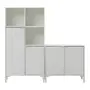 CONJ. 2 ARMÁRIOS 4P/3 NICHOS SLEEK