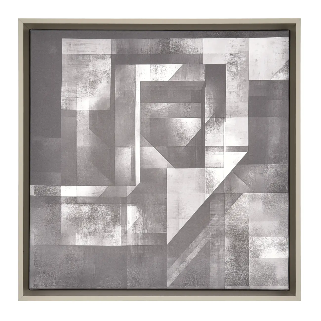 QUADRO 30 CM X 30 CM REFLEX - ESTANHO/KONKRET - Foto 1