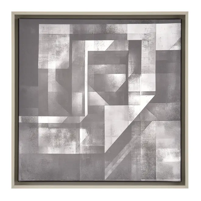 QUADRO 30 CM X 30 CM REFLEX - ESTANHO/KONKRET - Foto 1