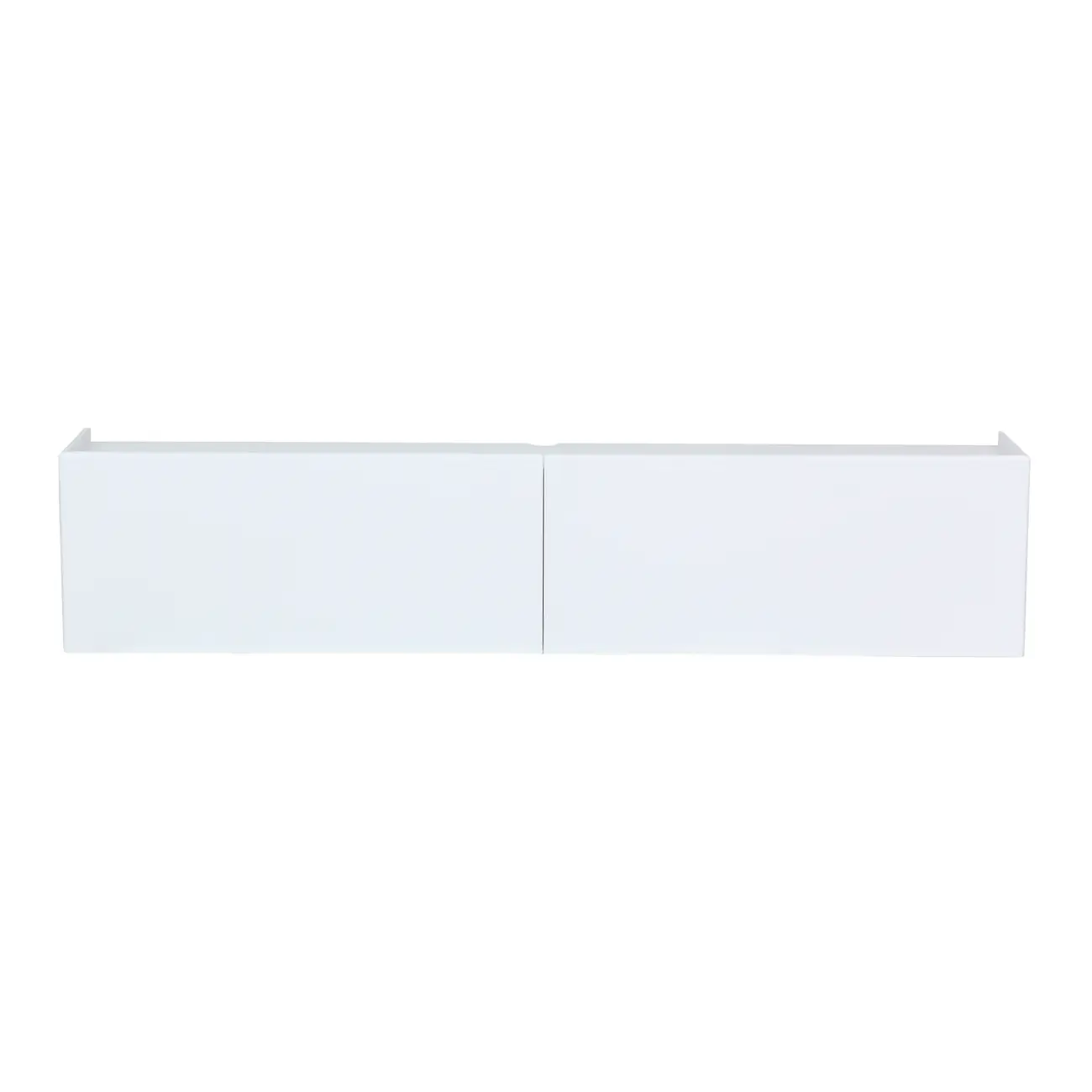 RACK SUSPENSO 2 PORTAS BASCULANTE 1,63 M X 28 CM FIT IN - BRANCO - Foto 1