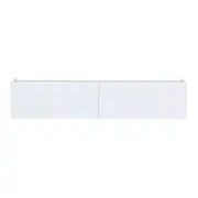 RACK SUSPENSO 2 PORTAS BASCULANTE 1,63 M X 28 CM FIT IN - BRANCO - Foto 1