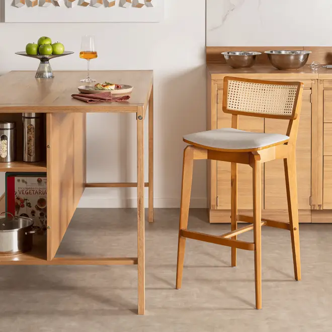 BALCÃO COM 1 GAVETA 2,10 M X 85 CM TOARI - MACCHIATO/COBRE - Foto 13