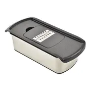 FATIADOR/RALADOR MULTIUSO COM MANDOLIN GAUT CHEF - INOX/PRETO - Foto 5