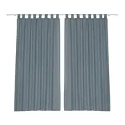 CORTINA 2 PEÇAS 1,30 M X 2,30 M FOULARD - GRIS BRULÉ - Foto 1