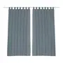 CORTINA 2 PEÇAS 1,30 M X 2,30 M FOULARD - GRIS BRULÉ - Foto 1