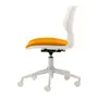 CADEIRA HOME OFFICE ZIPZ - BRANCO/SORBET DE MANGA - Foto 3