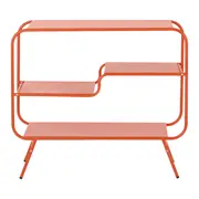 APARADOR 90 CM X 30 CM SERPENTINE - LARANJA LED - Foto 1