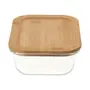 POTE HERMÉTICO 500 ML BAMBU - INCOLOR/BAMBU - Foto 1