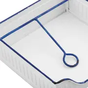 PORTA-GUARDANAPO ZAZA - BRANCO/AZUL - Foto 3