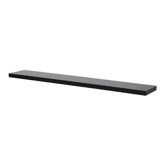PRATELEIRA 4 CM X 1,50 M X 25 CM BALANCE - PRETO - Foto 2