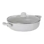 PANELA INDUÇÃO WOK COM TAMPA 28 CM CHEF - OFF WHITE/INCOLOR - Foto 3