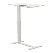 MESA LATERAL REGULÁVEL 80 CM X 40 CM COUCH WORKING - BRANCO/BRANCO - Foto 5