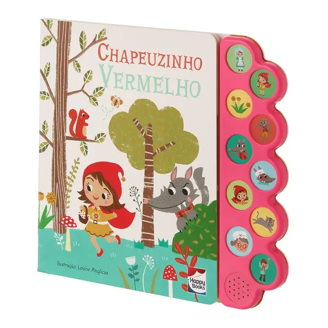 ENCANTADAS SONOROS: CHAPEUZINHO VERMELHO LIVRO INFANTIL - MULTICOR - Foto 2