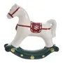 ADORNO CAVALINHO 12 CM HOHO HOME - BRANCO/ENGLISH GREEN - Foto 1