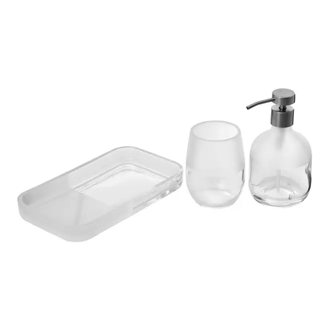 KIT BANCADA C/3 PEÇAS DUALI - INCOLOR/INOX - Foto 3