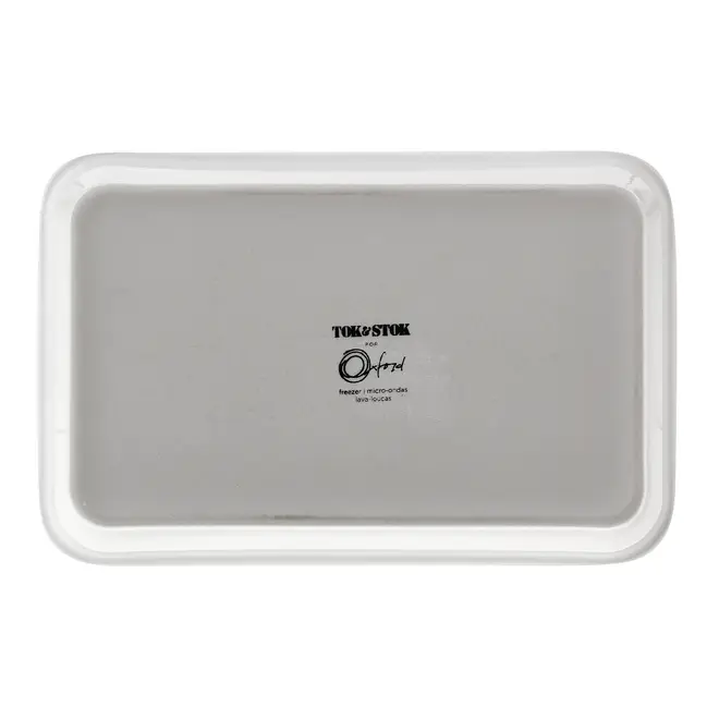 TRAVESSA REFRATÁRIA 21 CM X 14 CM THEVY - BRANCO/BRANCO - Foto 5