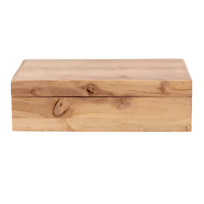CAIXA DECORATIVA 20 CM X 12 CM X 6 CM CAFEZAL - KAFE MADEIRA - Foto 4