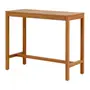 MESA ALTA/APARADOR PARA ÁREA EXTERNA 1,20 M X 50 CM PIPA - CASTANHA DE CAJU - Foto 2