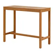 MESA ALTA/APARADOR PARA ÁREA EXTERNA 1,20 M X 50 CM PIPA - CASTANHA DE CAJU - Foto 2