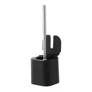 ESCOVA PARA BANHEIRO ZICHY - PRETO/INOX - Foto 3