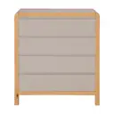 CAMELO/AMÊNDOA - CÔMODA 4 GAVETAS 90 CM X 45 CM KANT