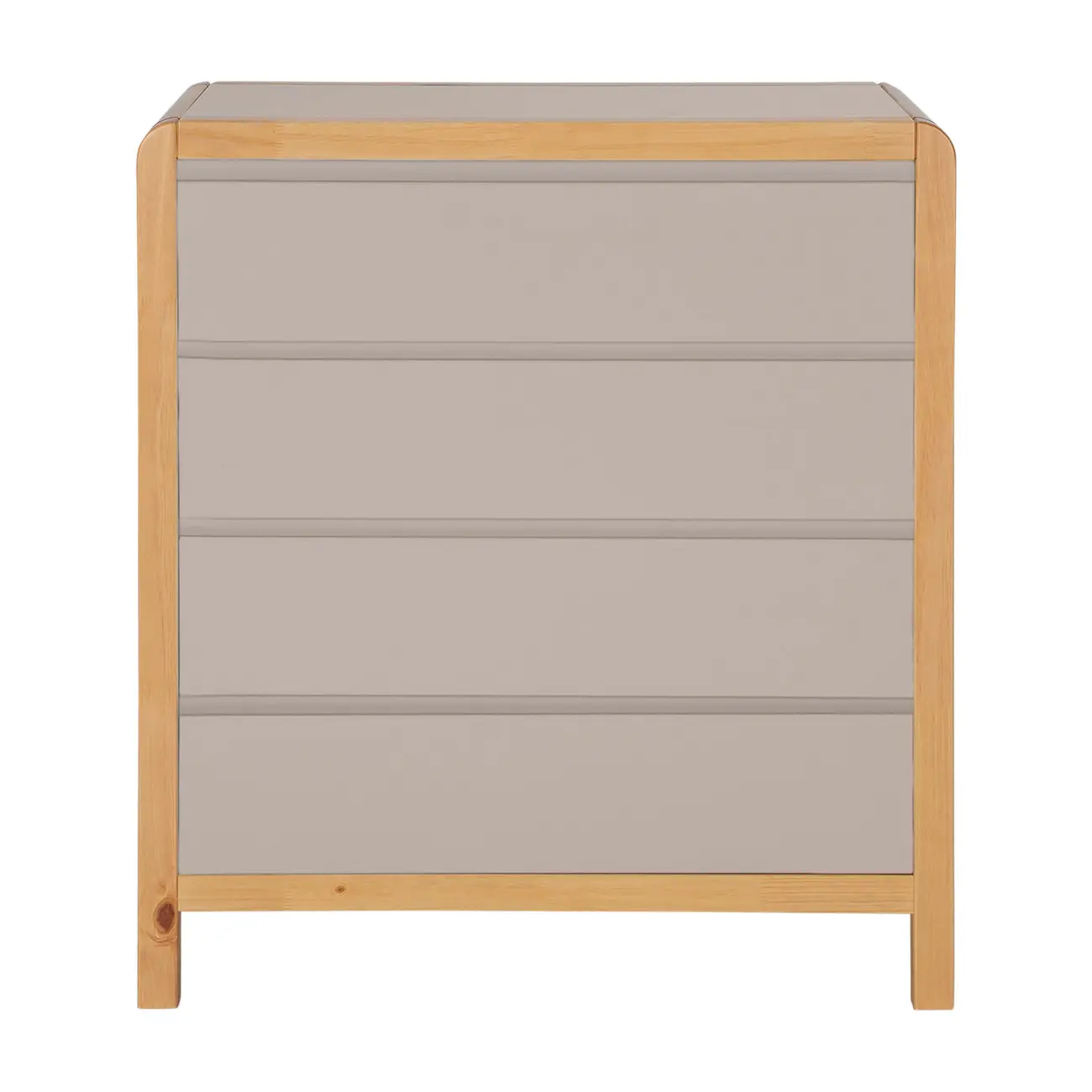 CÔMODA 4 GAVETAS 90 CM X 45 CM KANT - CAMELO/AMÊNDOA - Foto 1