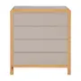 CAMELO/AMÊNDOA - CÔMODA 4 GAVETAS 90 CM X 45 CM KANT