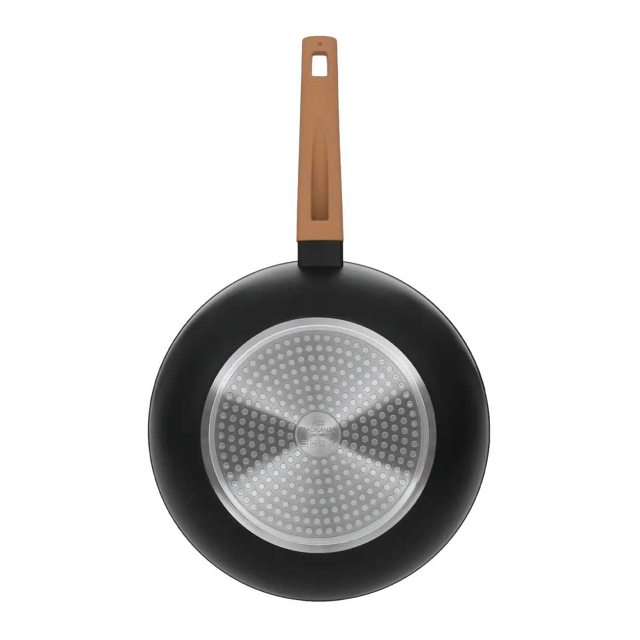 WOK INDUÇÃO 28 CM NORMA - TERRACOTA/PRETO - Foto 8