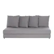 SOFÁ-CAMA 3 LUGARES BUZZ - POLI CINZA - Foto 1