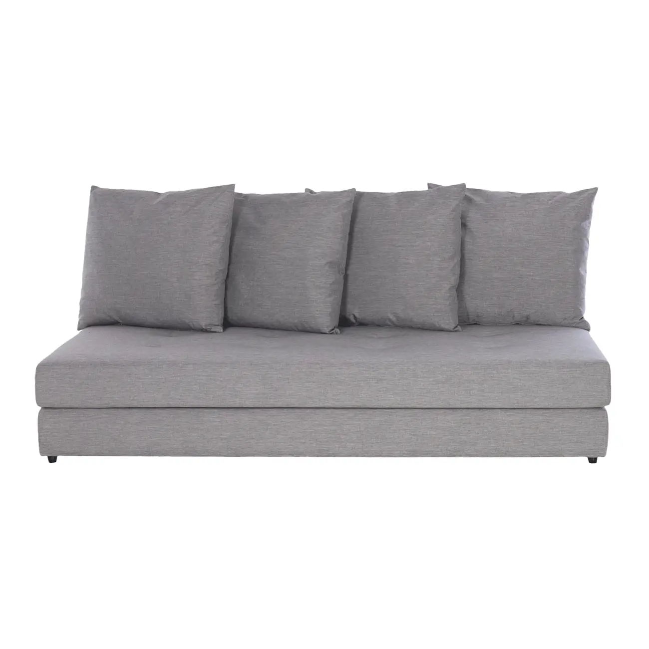 SOFÁ-CAMA 3 LUGARES BUZZ - POLI CINZA - Foto 1