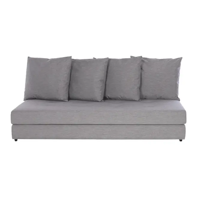 SOFÁ-CAMA 3 LUGARES BUZZ - POLI CINZA - Foto 1