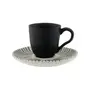 XÍCARA CAFÉ 70 ML SOLEIL - OFF WHITE/PRETO - Foto 2