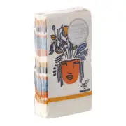 GUARDANAPO 39 CM X 39 CM PACOTE COM 20 PEÇAS MULHER PÁSSARO - AZUL HISTÓRICO/MULTICOR - Foto 4
