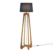 LUMINÁRIA DE CHÃO ARROW C/CUP Y - NOZES/PRETO - Foto 2
