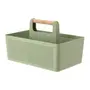 CESTO ORGANIZADOR C/ ALÇA 22 CM X 34 CM KEEPFULL - SÁLVIA/BAMBU - Foto 2