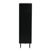 CRISTALEIRA 4 PORTAS 90X139 RIBS - PRETO/INCOLOR - Foto 11