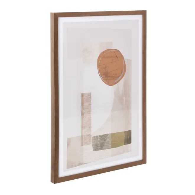 QUADRO 50 CM X 70 CM MILLENIUM - AMÊNDOA/MULTICOR - Foto 2