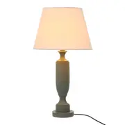LUMINÁRIA MESA PILASTRE C/CUP Z - CINZA/NATURAL - Foto 2