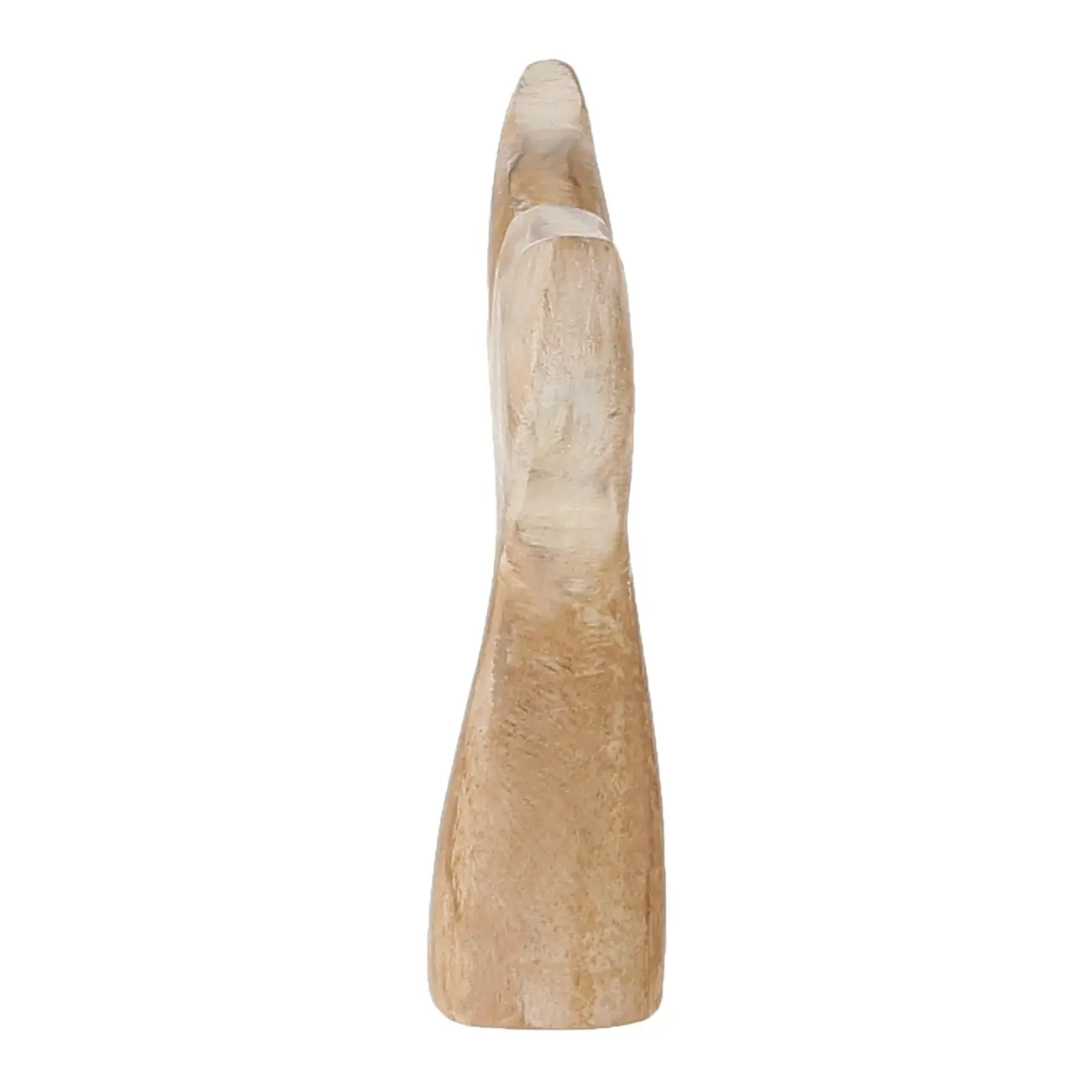 ADORNO 13 CM MARAÚ TAIPU CAUDA - BRANCO/PAULOWNIA - Foto 3