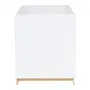 BERÇO 70 CM 2 EM 1 - BERÇO/CAMA INFANTIL SWEET - BRANCO/PINUS NATURAL - Foto 3