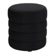 PUFF REDONDO 42 CM PLUMP - PRETO - Foto 2