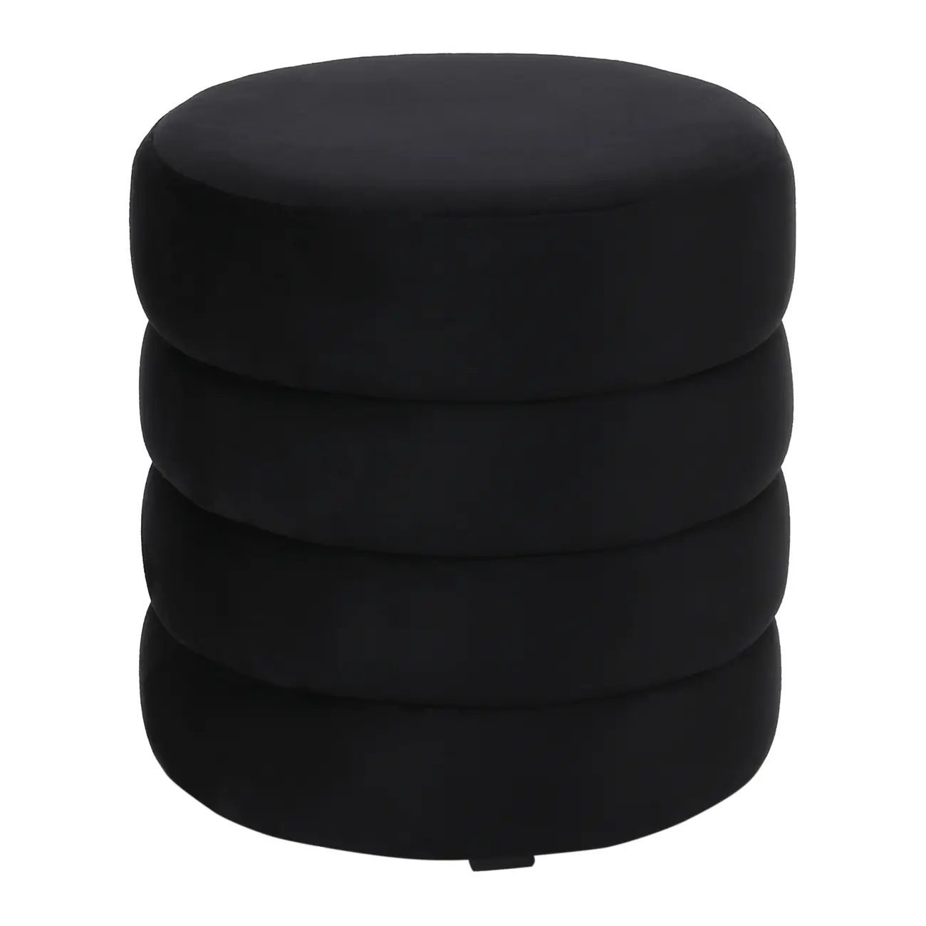 PUFF REDONDO 42 CM PLUMP - PRETO - Foto 2