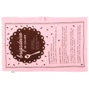 PANO DE PRATO RECEITAS BRIGADEIRO - ROSA CLARO/MARROM - Foto 2
