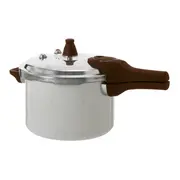 PANELA DE PRESSÃO INDUÇÃO 4,2 L CERAMIC LIFE SMART PLUS - CREAM/MARROM - Foto 2